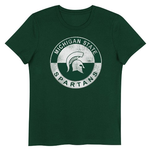 NCAA Michigan State Spartans Girls' Crew Neck T-Shirt - image 1 of 1