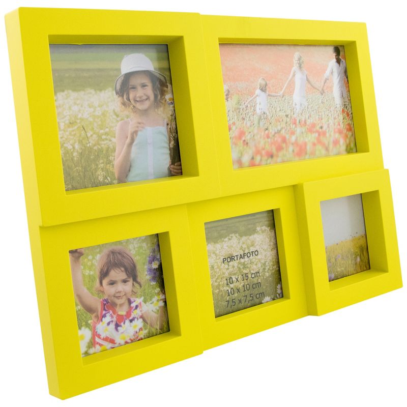 Northlight Yellow Multi-Sized Puzzled Collage Picture Frame, 3 of 7