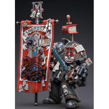 Grey Knights Brotherhood Terminator Squad Flagman 1/18 Scale | Warhammer 40K | Joy Toy Action figures