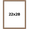 PosterPalooza | Slim Profile Gold Picture Frame - UV Acrylic, Foam Board Backing, Hanging Hardware - 2 of 4