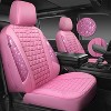 TruAIR Bling Car Seat Covers Full Set with Rhinestone Design - 2 of 4