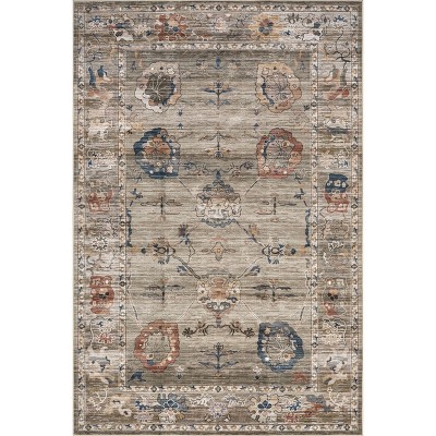 nuLOOM Cleora SplashGuard Waterproof Machine Washable Area Rug