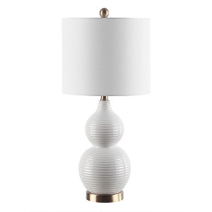 Emery Table Lamp - 24.5 Inch Height - TBL4281 - Ivory - Safavieh - 1 of 3
