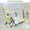 Camping Lounge Chair Green - 3 of 4