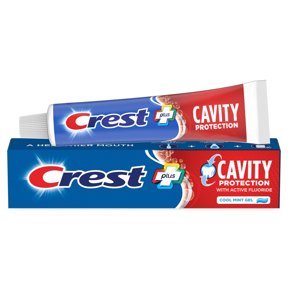 UPC 037000003113 product image for Crest Cavity Protection Toothpaste Gel, Cool Mint - 8.2 oz | upcitemdb.com