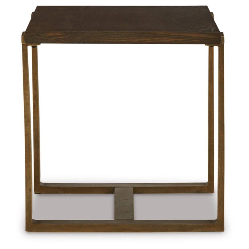 Balintmore Square End Table Metallic Brown/Beige - Signature Design by Ashley, 4 of 7