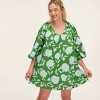 Women's Classic Rose Poplin Long Sleeve Mini Dress - kate spade new york x Target Green/Blue - 3 of 4