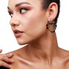 SOHI Women's Onyx Black Party Drop Earrings - 4 of 4