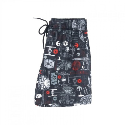 Star Wars Mens Star Wars Ship Blueprints Swim Board Shorts - Large — фото 2