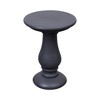 UPHA 16-Inch Round Side Table – Magnesium Oxide Roman Column End Table for Indoor & Outdoor Use - 2 of 4