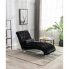 Leisure Concubine Sofa with Solid Acrylic Legs for Living Room or Bedroom - 2 of 4