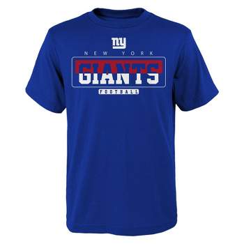 NFL New York Giants Boys' Short Sleeve Cotton T-Shirt