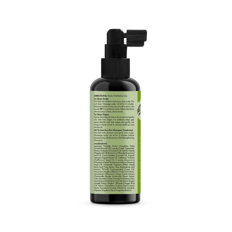 Mielle Organics Rosemary Mint Scalp &#38; Edge Cleansing Hair Oil - 4 fl oz, 4 of 9