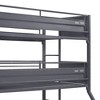 78" Twin/Twin/Full Triple BunkBed Cargo Loft, Metal Frame & Ladders - Acme Furniture - 4 of 4