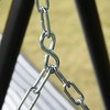 PAGED Wood Porch Swing Outdoor Swing Chair with Slatted Build and Chains for Backyard, Garden, Poolside - 4 of 4