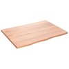 vidaXL Wall Shelf Light Brown 31.5 in.x23.6 in.x0.8 in. Treated Solid Wood Oak - 2 of 4