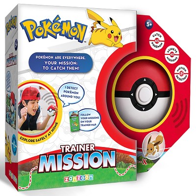 Pokémon: Trainer Mission - Electronic Detector Will Guide You On 40 Missions, Voice & Light Instructions, Collect 65 Pokemon, Trainer Map, Kids 5+