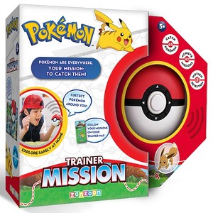 Pokémon: Trainer Mission - Electronic Detector Will Guide You On 40 Missions, Voice & Light Instructions, Collect 65 Pokemon, Trainer Map, Kids 5+ - 1 of 4
