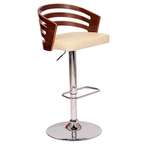 Timo Swivel Counter Height Barstool With Wood Base Cream - Threshold™ :  Target