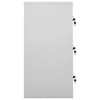 vidaXL Steel Locker Cabinet with 9 Lockers - Gray and Green, 35.4"x17.7"x36.4", Secure Storage Organizer for Schools, Offices, and Home - 3 of 4