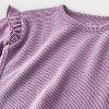 Baby Girls' 2pc Ruffle Cozy Thermal Sweatshirt & Jogger Pants Set - Cat & Jack™ - 3 of 4