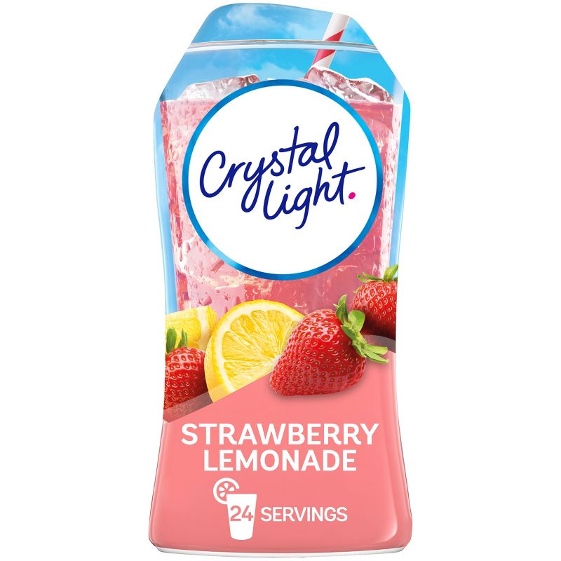 Crystal Light Liquid Strawberry Lemonade Drink Mix - 1.62 fl oz Bottle, 1 of 11