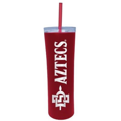 NCAA San Diego State Aztecs 18oz Stainless Steel Skinny Tumbler