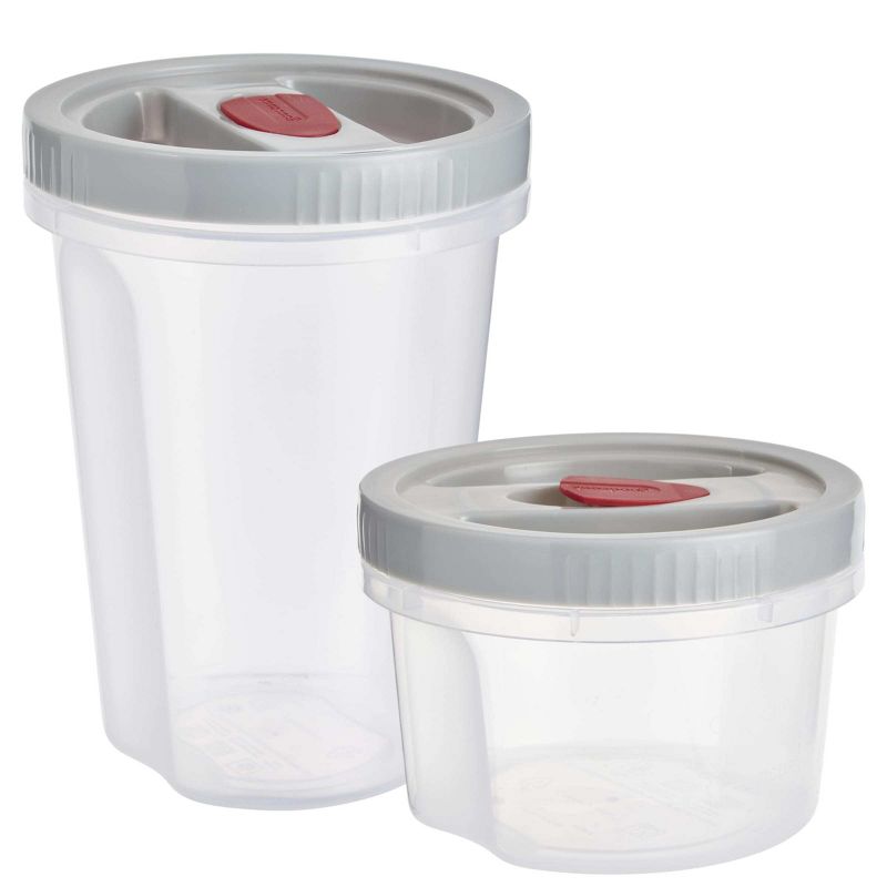 GoodCook EveryWare Twister Set Food Storage Containers with Lids - 6pk, 3 of 9