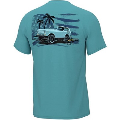 Huk Men's Ks Scott Short Sleeve Performance Shirt - Palm Truckin Tee :  Target