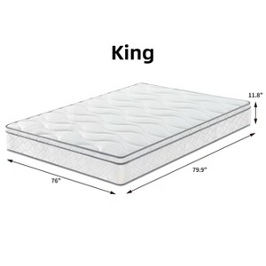 Rbied Memory Foam Mattress, 12 Inch Hybrid Mattress with Gel Memory Foam, Dust-proof and Anti-allergic Safety Material - 1 of 4