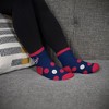 NFL Houston Texans Big Dot Sleep Socks: Polka Dot Knit Ankle Apparel - 2 of 3