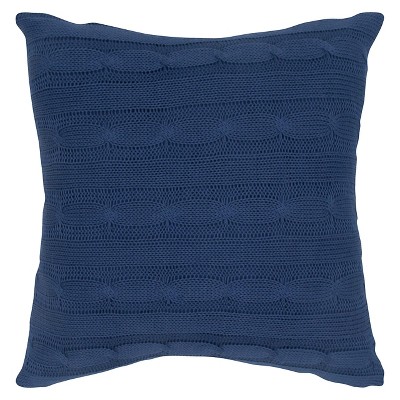 sweater knit throw pillow