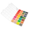 John Bead 148g 6mm Assorted Colors Flat Clay Beads, Colorful Round Polymer Clay Bead for DIY Crafts Jewelry Making Bead Box - 4 of 4