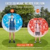 VEVOR Inflatable Bumper Balls 2-Pack, 5FT/1.5M Body Sumo Zorb Balls for Teen & Adult, 0.8mm Thick PVC Human Hamster Bubble Balls - 4 of 4