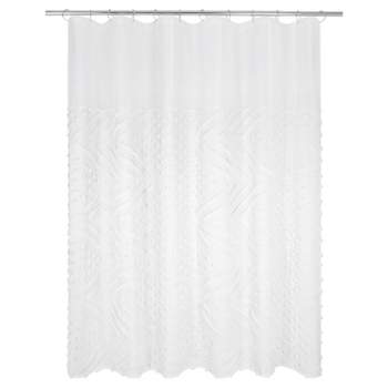 Dotted Chevron Shower Curtain - Allure Home Creations