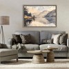 Stupell Industries Brushed Mountain Reflection Floating Frame Canvas Art - 3 of 4