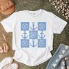 Simply Sage Market Anchor Wheel Grid Garment Dyed Tee - 3 of 4