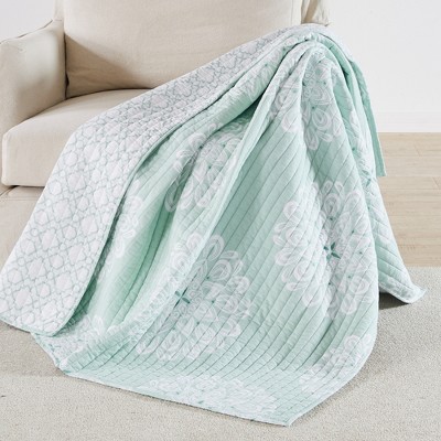 Lara Spa Quilted Throw - Levtex Home - Levtex Home