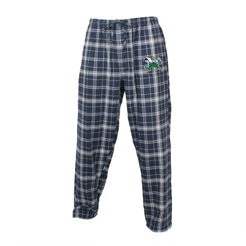 Ncaa Notre Dame Fighting Irish Men's Big And Tall Plaid Flannel Pajama  Pants : Target