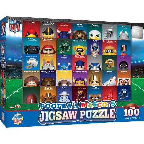 Masterpieces 100 Piece Sports Puzzle - Nfl Mascots - 14x19 : Target