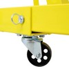 2 Ton Folding Engine Hoist Cherry Picker Shop Crane Hoist Lift, Heavy Duty Steel with 6 Iron Caster Wheels, 7.46Feet H Yellow - 4 of 4