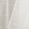 Lush Décor Farmhouse Textured Back Tab/Rod Pocket Sheer Window Curtain Panels White 38x84 Set - 4 of 4