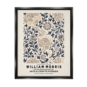 Stupell Industries Flower Blossom Silhouettes Pattern Exhibition Flyer - 1 of 4