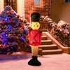 Northlight 42" Lighted Blow Mold Toy Soldier Outdoor Christmas Decoration - 2 of 4