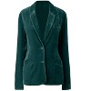 Clearlove Womens Velvet Blazers Open Front Casual Button Cardigan Blazer Midi Coat Suit Jackets with Pocket - 3 of 3