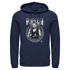 Mens WWE Ripley Black and White Photo Lightweight Hoodie - 1 of 4