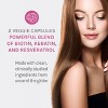 Reserveage Beauty Keratin Hair Booster with Biotin, Supports Healthy Thickness and Shine with Biotin, 60 Capsules (30 Servings) - 4 of 4