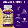 Mulittea Vitamin B Complex Capsules - B12,B2,B6,Vitamin C & Folic Acid,Reduce Stress,Immune & Energy Support,120ct - 3 of 4