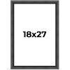 PosterPalooza | Refined Black Picture Frame - UV Acrylic, Foam Board Backing, Hanging Hardware - 2 of 4