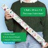 Big Dot of Happiness North Pole Special Delivery Wrapping Paper, Santa Claus Holiday Gift Wrap Roll, Christmas Stamps Gift Paper, 24 in x 7 ft, 1 Roll - 3 of 4